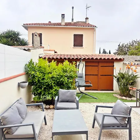 Hébergement de vacances Jolie Maison 2 Faces, 2 Chambres, Jardin Aménagé Perpignan